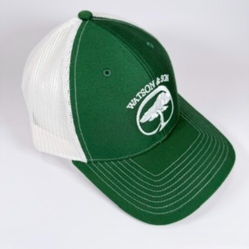 Watson‎ Son Tree Logo Richardson 112 Trucker Hat Green White Snapback Cap